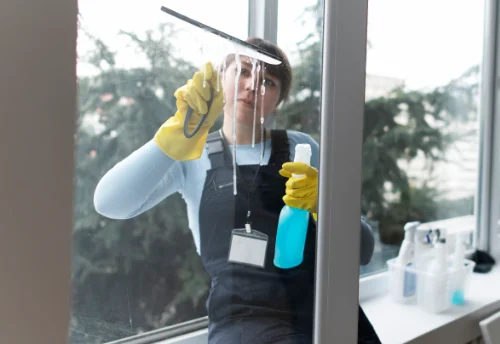 Nettoyage de vitres intérieures et extérieures à Grues